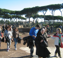 Il gruppo in cammino